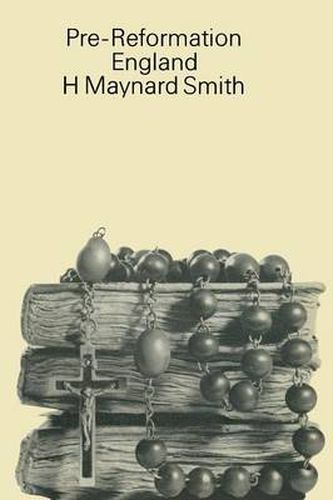 Cover image for Pre-Reformation England