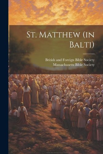 Cover image for St. Matthew (in Balti)