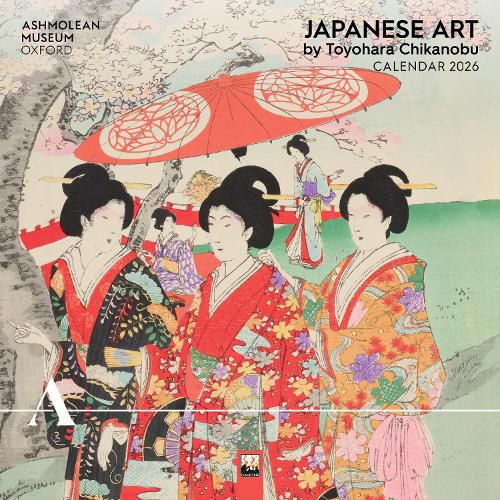 Cover image for Ashmolean Museum: Japanese Art by Toyohara Chikanobu Wall Calendar 2026 (Art Calendar)