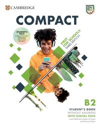 Cover image for Compact First For Schools B2 First Student's Pack without Answers