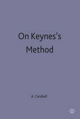 Cover image for On Keynes's Method