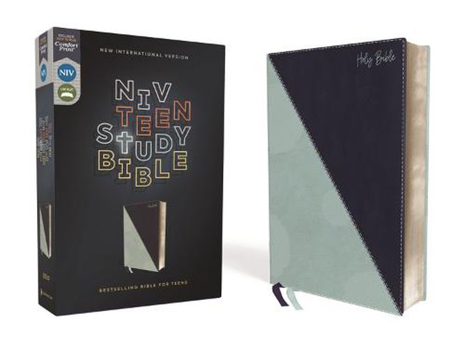 NIV, Teen Study Bible, Leathersoft, Teal, Comfort Print