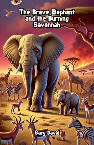 Cover image for The Brave Elephant and the Burning Savannah