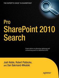 Cover image for Pro SharePoint 2010 Search