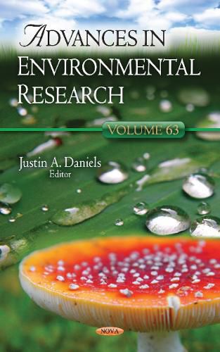 Cover image for Advances in Environmental Research: Volume 63