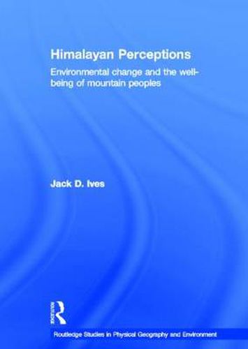 Cover image for Himalayan Perceptions: Environmental Change and the Well-Being of Mountain Peoples