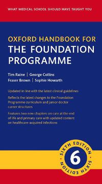 Cover image for Oxford Handbook for the Foundation Programme