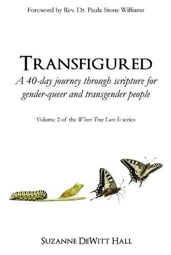 Cover image for Transfigured: A 40-day journey through scripture for gender-queer and transgender people