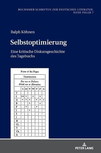 Cover image for Selbstoptimierung: Eine Kritische Diskursgeschichte Des Tagebuchs