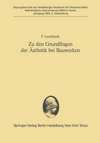 Cover image for Zu den Grundfragen der Asthetik bei Bauwerken