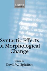 Cover image for Syntactic Effects of Morphological Change