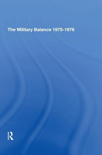 Cover image for The Military Balance 1975-1976
