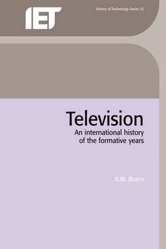 Cover image for Television: An international history of the formative years