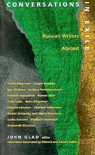 Cover image for Conversations in Exile: Russian Writers Abroad