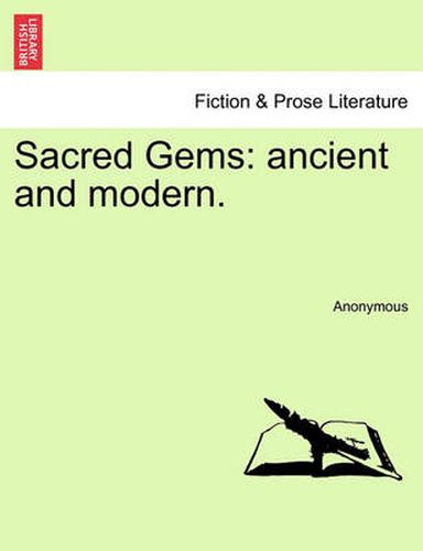 Cover image for Sacred Gems: Ancient and Modern.