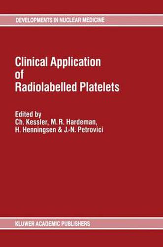 Cover image for Clinical Application of Radiolabelled Platelets