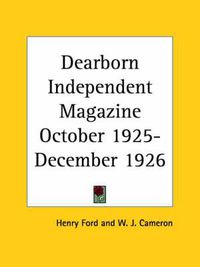 Cover image for Dearborn Independent Magazine (October 1925-December 1926)