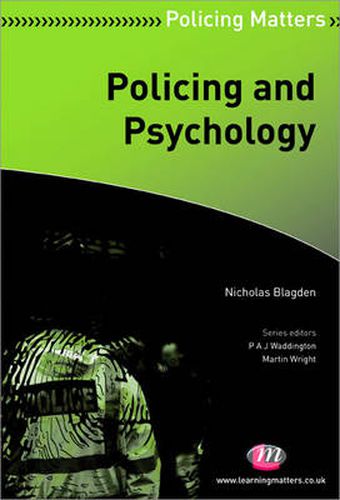 Cover image for Policing and Psychology