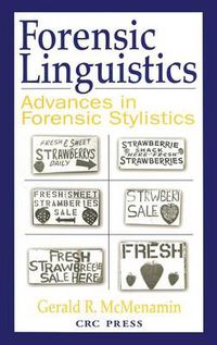 Cover image for Forensic Linguistics: Advances in Forensic Stylistics