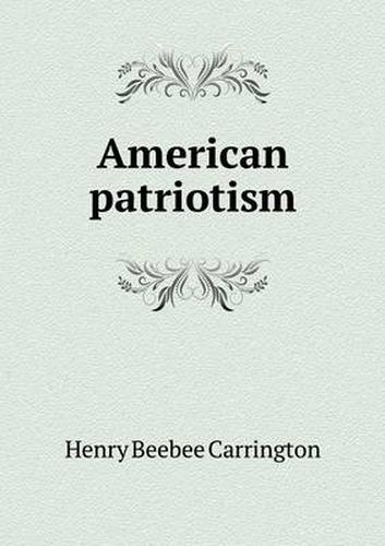 Cover image for American patriotism