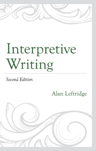Cover image for Interpretive Writing