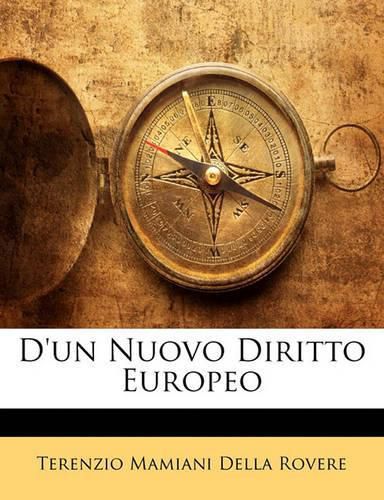 Cover image for D'Un Nuovo Diritto Europeo