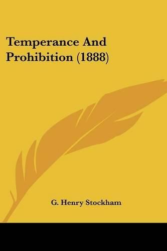 Temperance and Prohibition (1888)