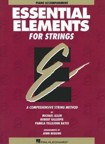 Essential Elements for Strings - Book 1: Piano Accompaniment