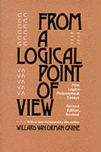 Cover image for From a Logical Point of View: Nine Logico-Philosophical Essays, Second Revised Edition