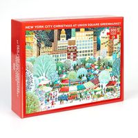 Cover image for Christmas at Union Square Greenmarket Jigsaw Puzzle