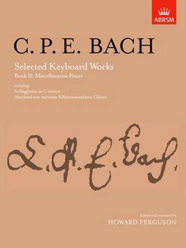 Cover image for Selected Keyboard Works, Book II: Miscellaneous Pieces