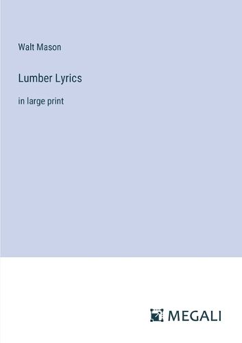 Cover image for Lumber Lyrics