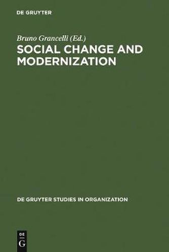 Cover image for Social Change and Modernization: Lessons from Eastern Europe