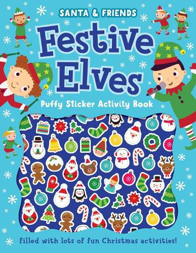 Cover image for Festive Elves Sticker Activity Book