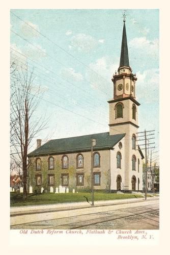 Cover image for Vintage Journal Old Dutch Church, Brooklyn, New York City