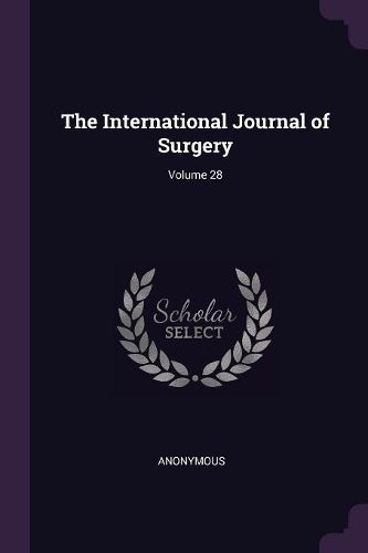The International Journal of Surgery; Volume 28