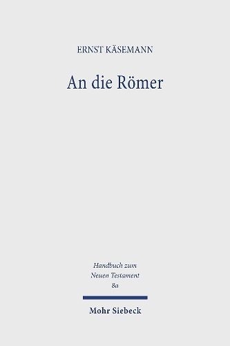 Cover image for An die Roemer