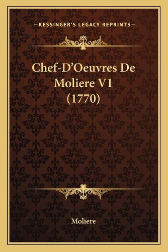 Cover image for Chef-D'Oeuvres de Moliere V1 (1770)
