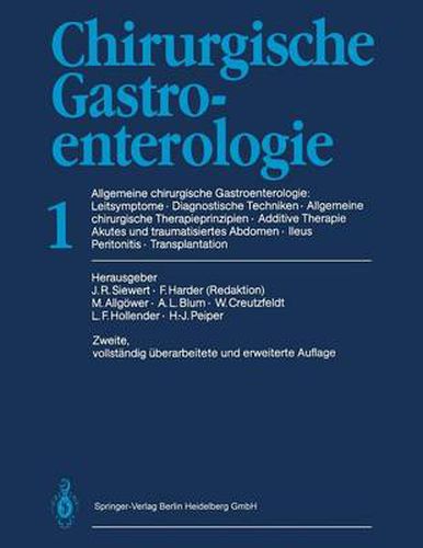 Cover image for Chirurgische Gastroenterologie