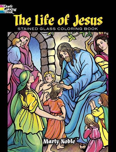 Cover image for Life of Jesus Stained Glass Coloring Book