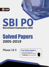 Cover image for Sbi  2021 Probationary Officers' Phase I & II Solved Papers (2005-2019)