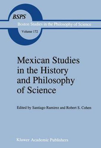 Cover image for Mexican Studies in the History and Philosophy of Science