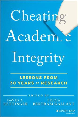 Cover image for Cheating Academic Integrity: Lessons from 30 Years  of Research