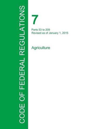 Cover image for Code of Federal Regulations Title 7, Volume 3, January 1, 2015