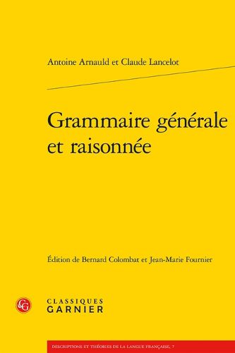 Cover image for Grammaire Generale Et Raisonnee