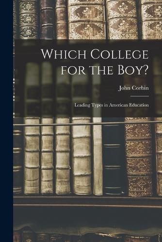 Which College for the Boy?