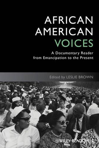 Cover image for African American Voices - A Documentary Reader from Emancipation to the Present