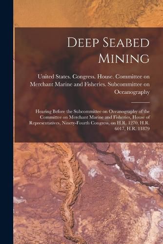 Cover image for Deep Seabed Mining