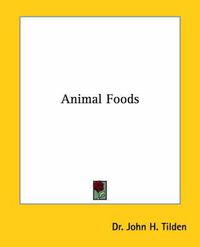 Cover image for Animal Foods