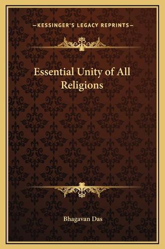 Cover image for Essential Unity of All Religions